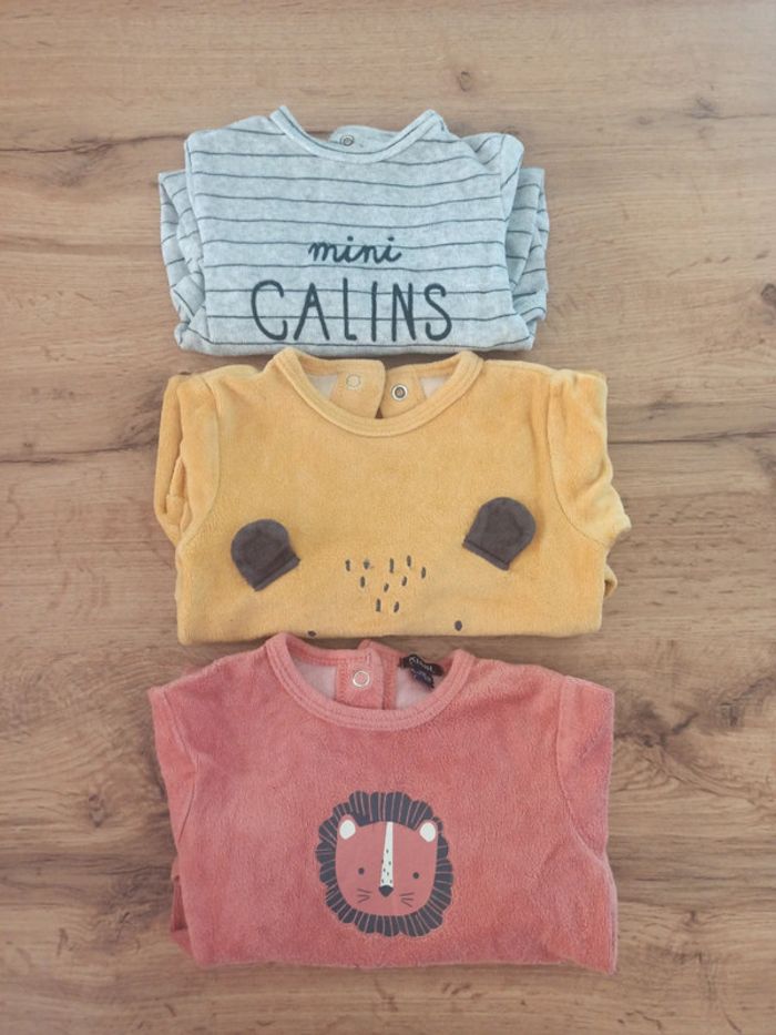 Lot de 3 pyjamas 3 mois
