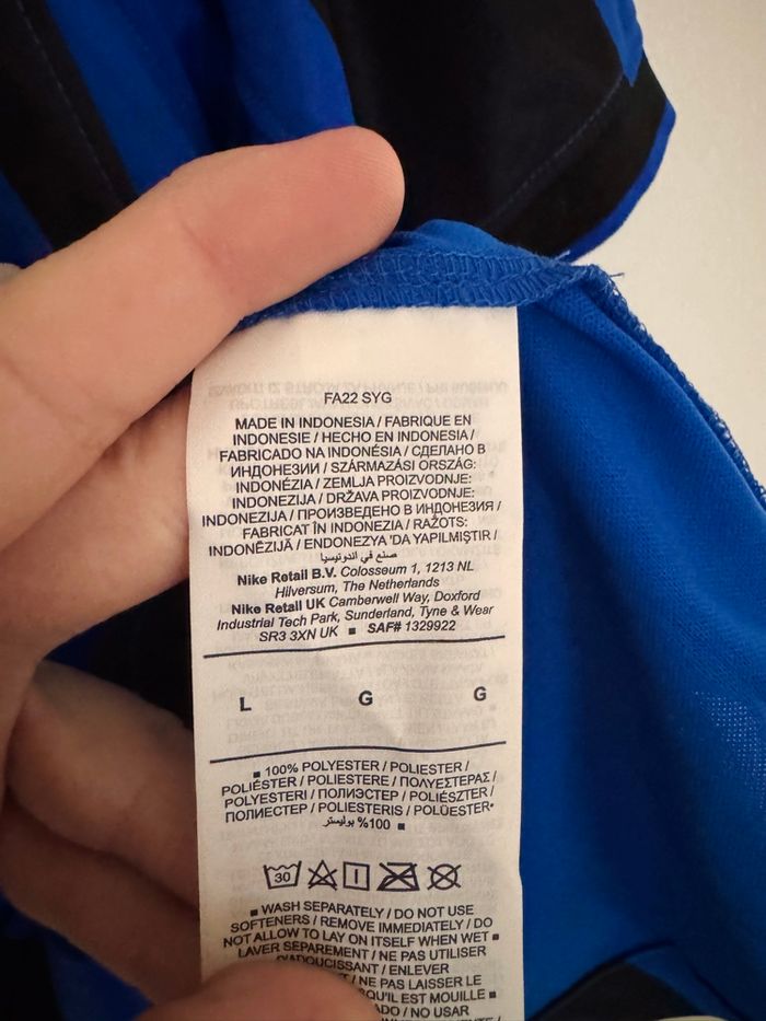 Maillot Domicile Inter Milan 2022-2023 taille L DM1842-409 - photo numéro 9