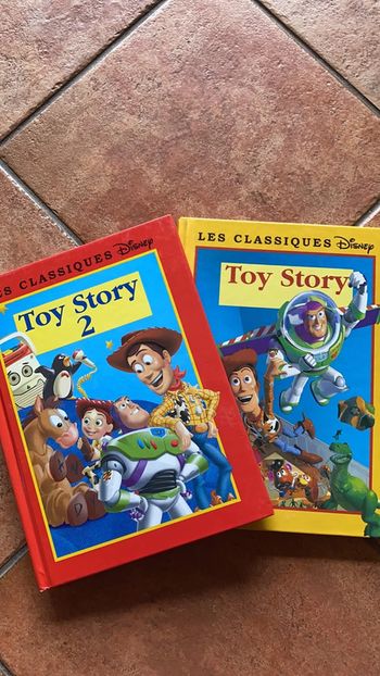 lot de 2 livres toy story