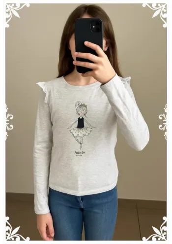 T-shirt gross taille 10 ans enfant fille Floriane