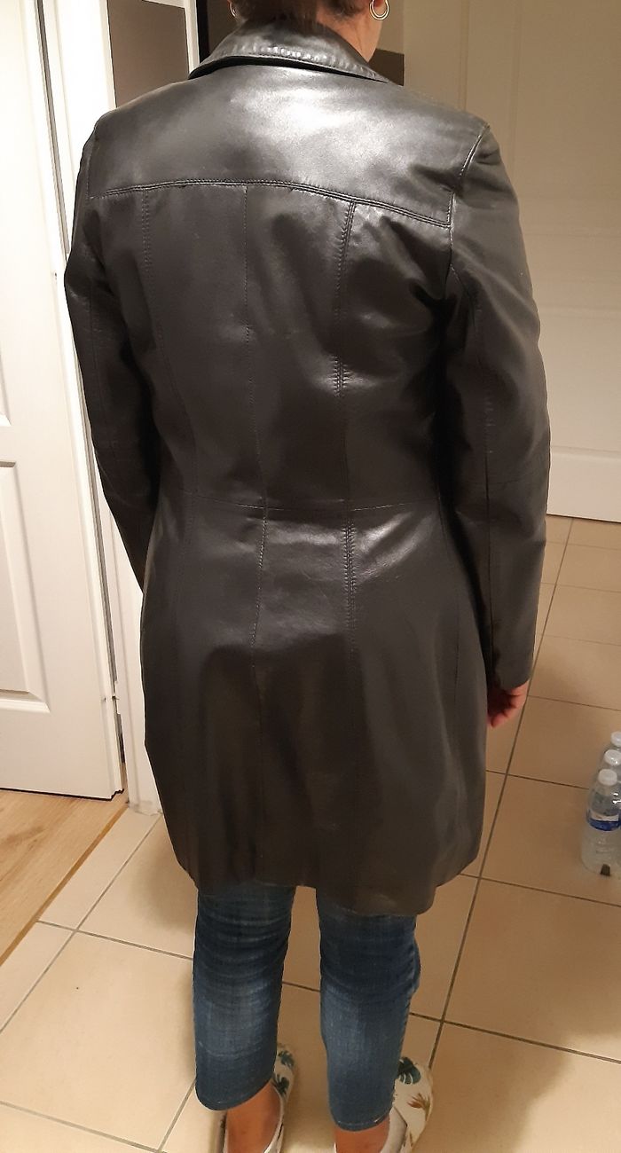 Manteau cuir d'agneau - photo numéro 4