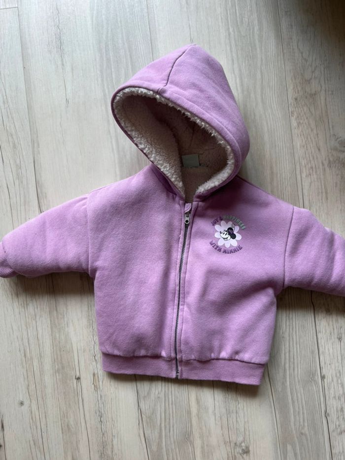 Gilet violet Disney baby