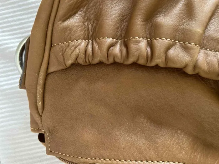 Sac bandoulière cuir camel Salamander – bon état - photo numéro 6