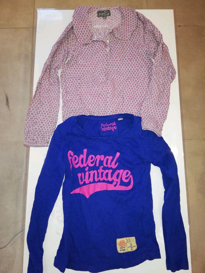 Lot tee shirt 10 ans