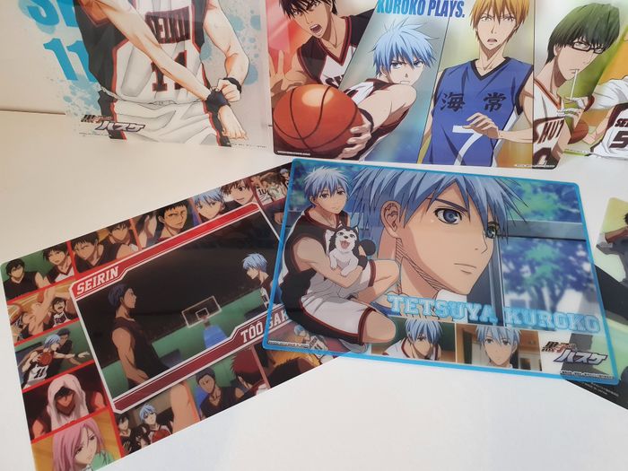 lot de 6 cartes 15 cm kuroko basket - photo numéro 2