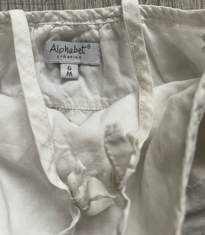 Robe 6 mois Alphabet - photo numéro 2