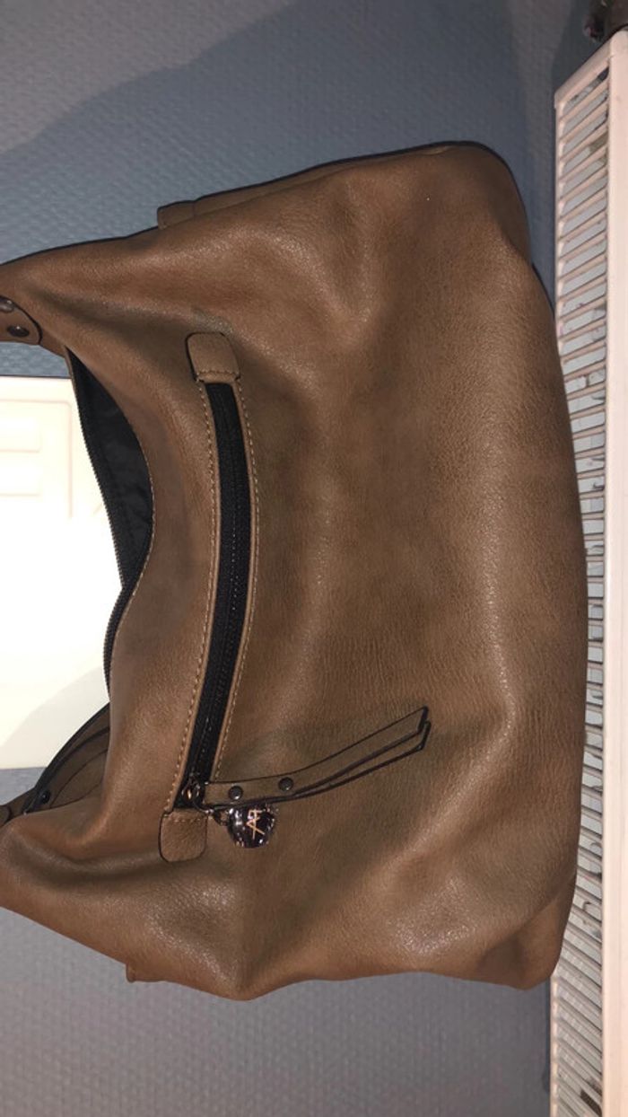 Sac à main taupe - photo numéro 3