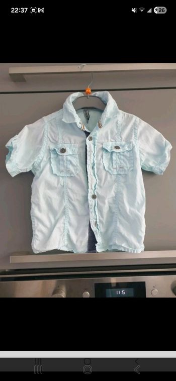 Chemise manches courtes