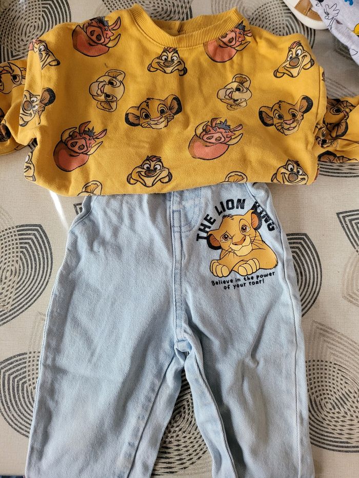 Ensemble kiabi roi lion 12 mois