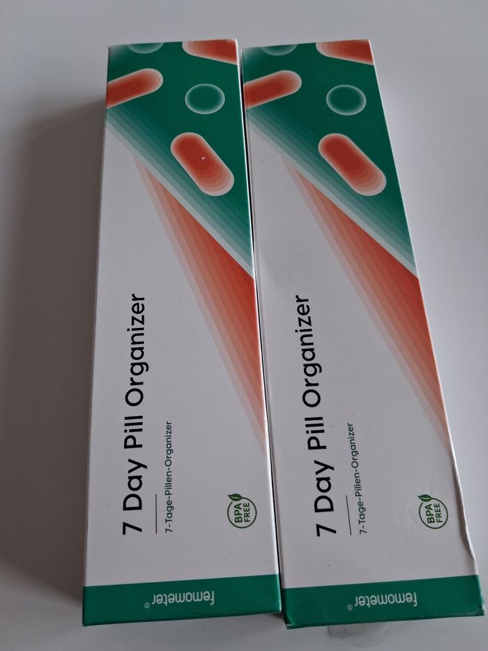 Lots de 2 piluliers à la semaine neuf - photo numéro 3