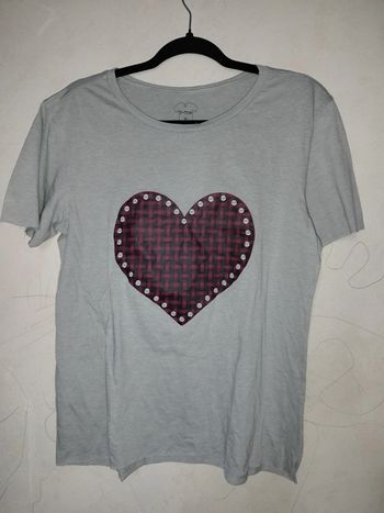 T-shirt imprimé coeur