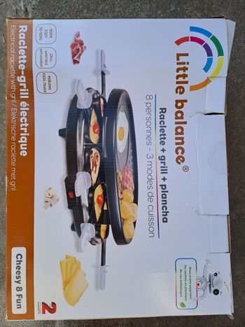 Raclette, gril, plancha sans les poêlons 