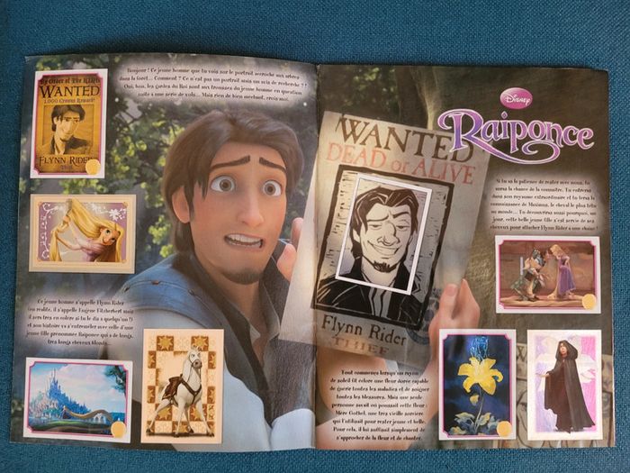 RARE Album Panini Raiponce Disney complet + poster, princesse autocollants stickers collection - photo numéro 2