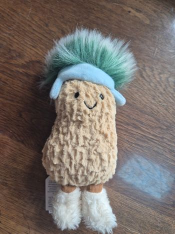 Peluche jellycat amuseable peanut  apres ski 15x7x6 cm neuf 