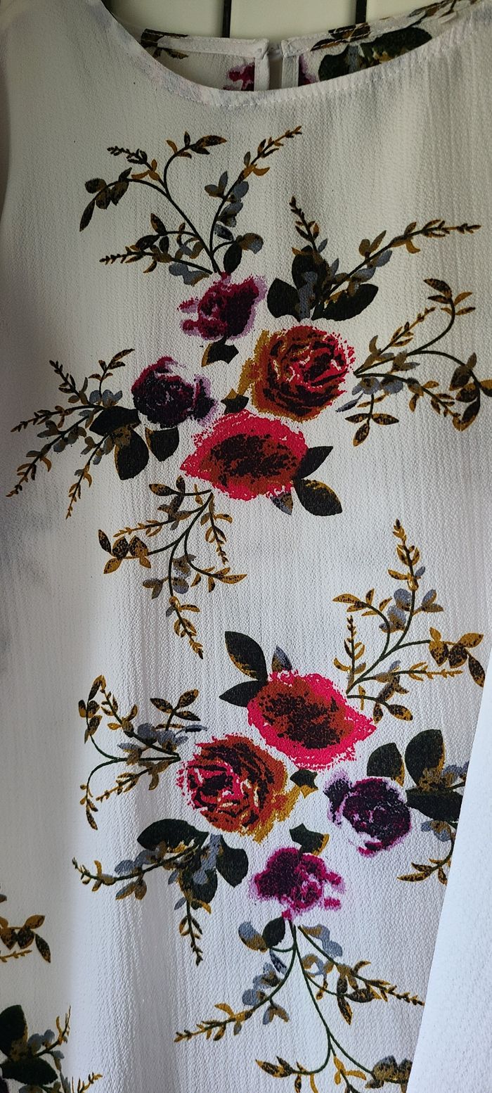 Chemisier à manches courtes imprimé floral pour femmes - photo numéro 2