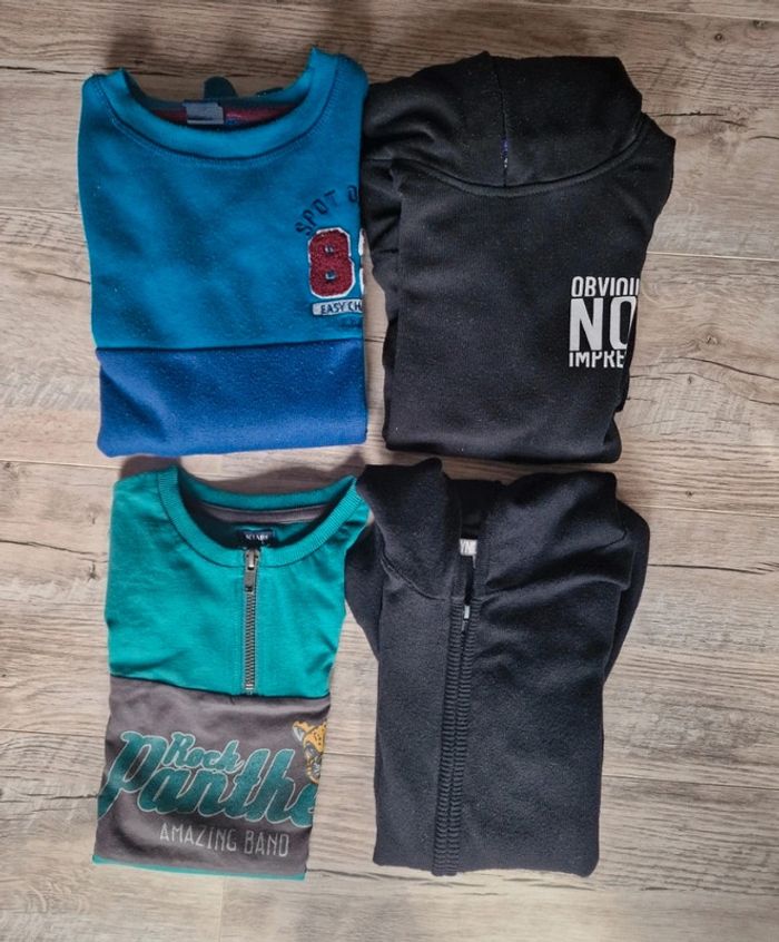 Lot pulls garçon 8 ans