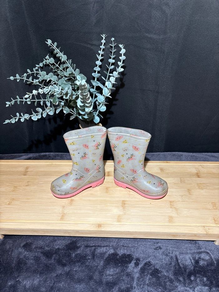 Bottes de pluie fille pointure 22 - photo numéro 5