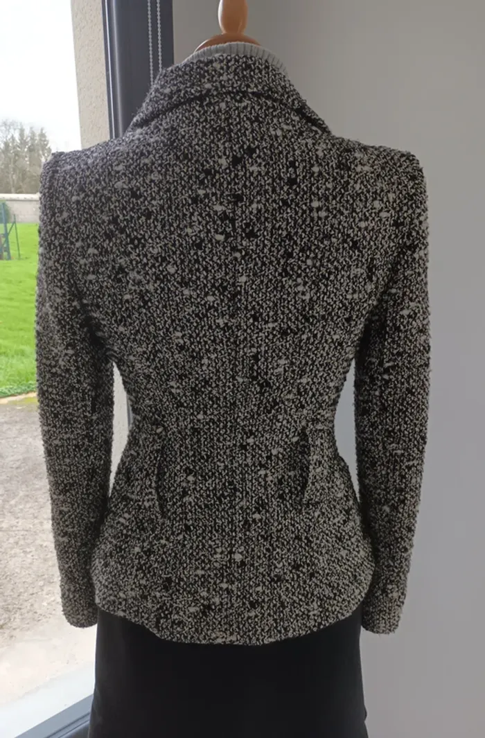 Veste blazer chaude en tweed - photo numéro 5