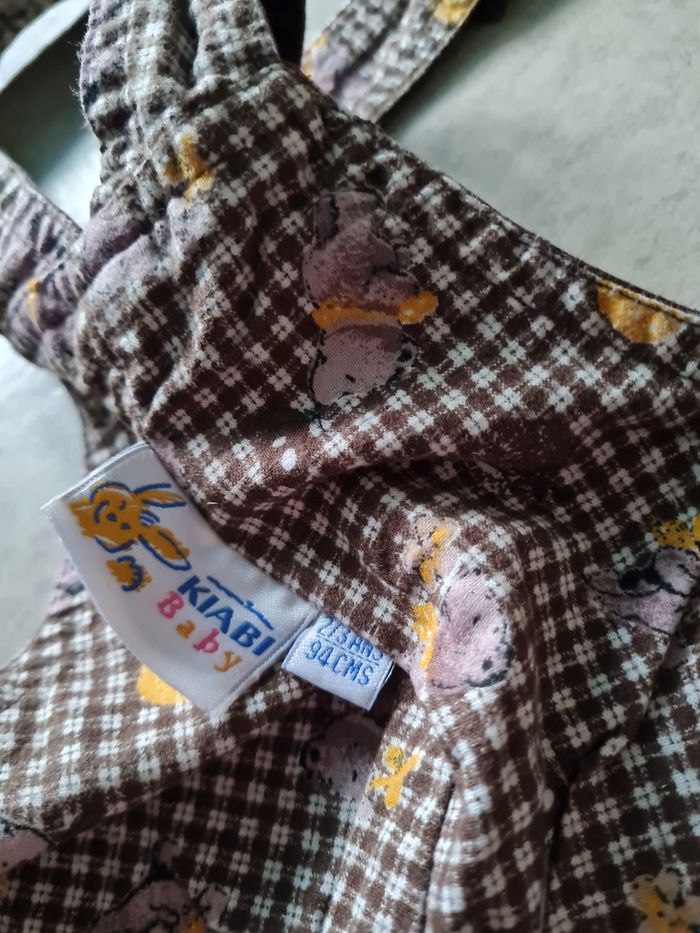 salopette marron vintage Kiabi garçon 2/3 ans - photo numéro 9