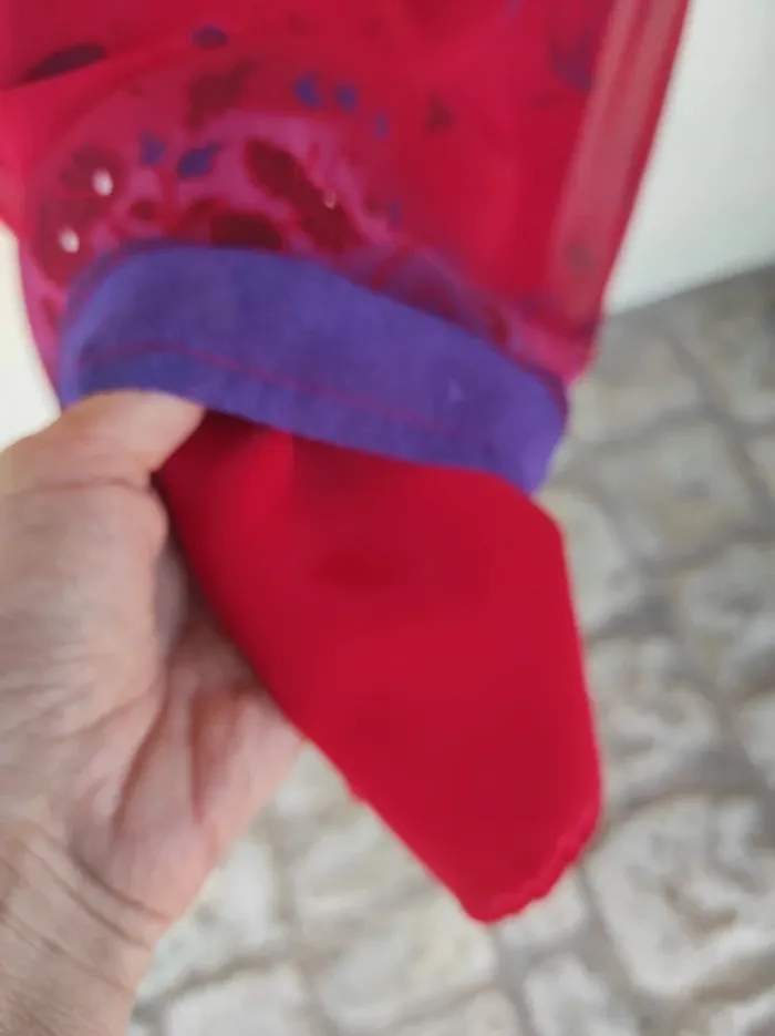 Robe rouge et violet - photo numéro 6