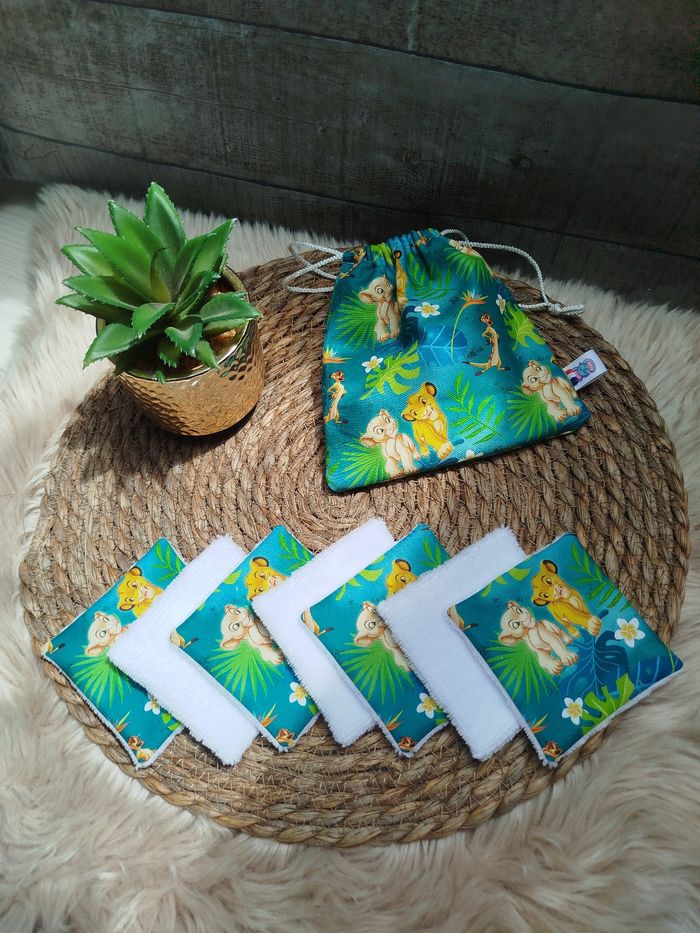 Pochon + 7 lingettes lavables