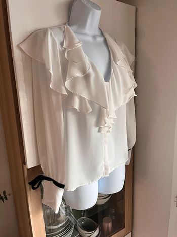 Blouse fluide Zara manches contrastantes xs