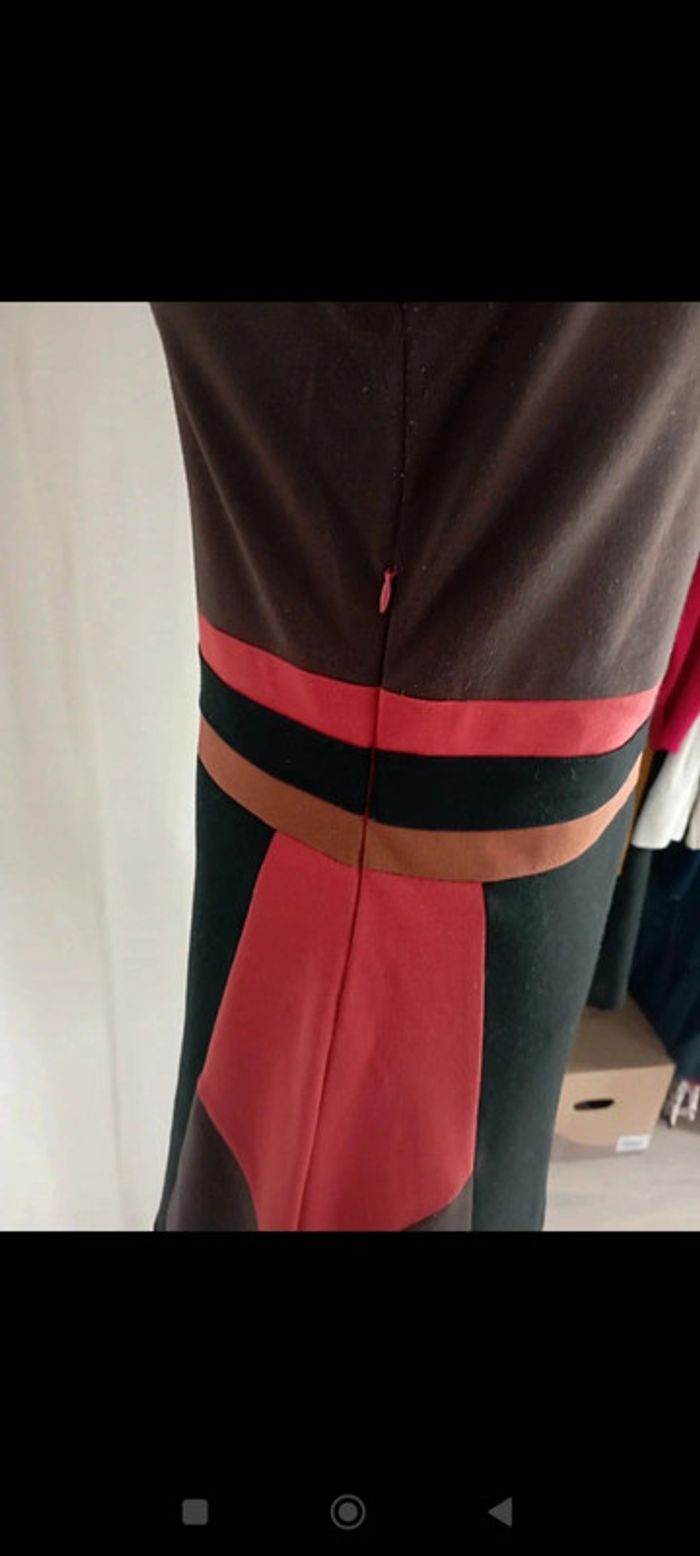 Robe noire orange - photo numéro 4