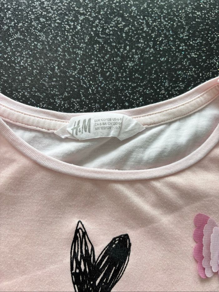 H&M - t-shirt cheval fille 6-8ans - photo numéro 2