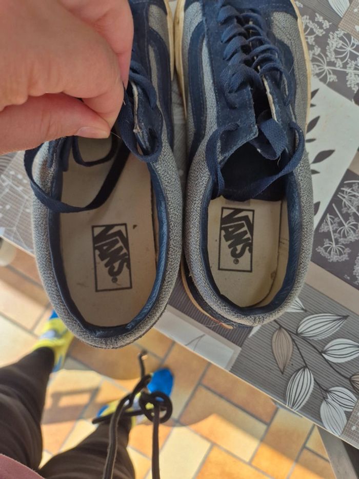 Baskets bleu vans - photo numéro 4