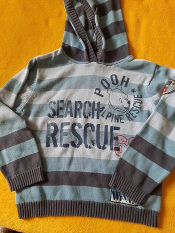 Pull à capuche winnie 4 ans