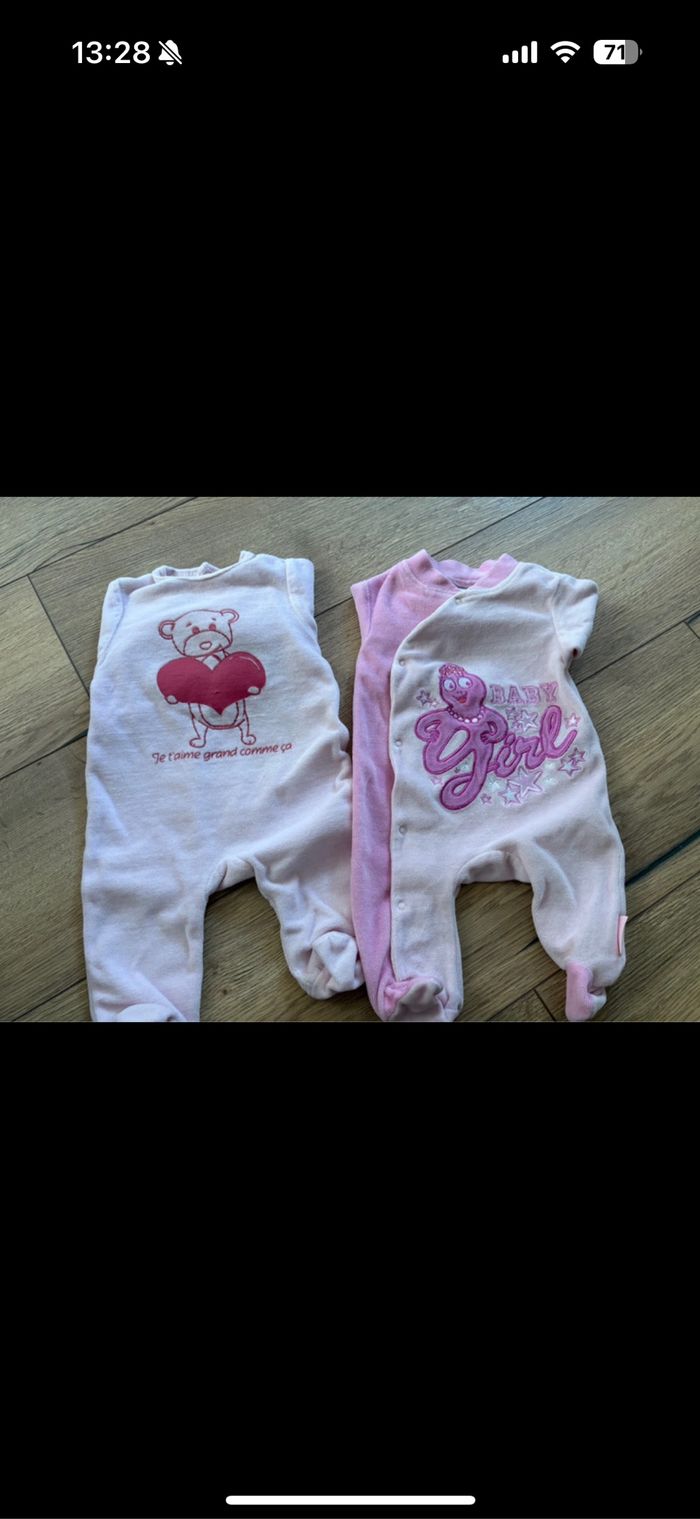 Pyjama fille 1 mois - photo numéro 3