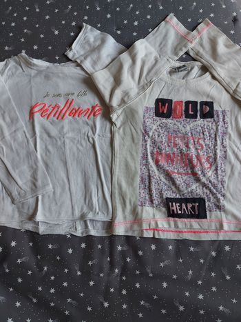Lot t-shirt manche longue