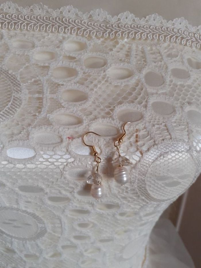 Boucles d'oreilles perles