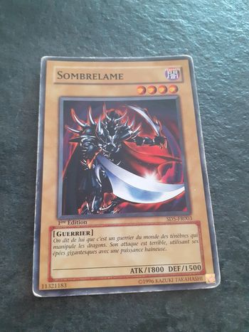 Carte Yu-Gi-Oh ! Sombrelame SD5-FR003