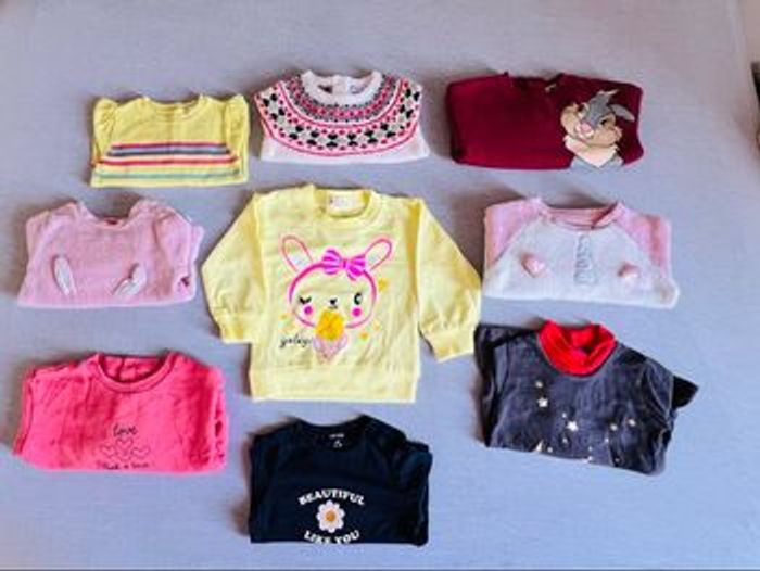 Lot de vêtements fille 6/9 mois - photo numéro 2