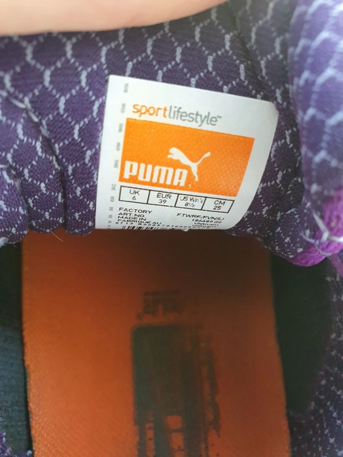 Basket pour courir Puma t 39 - photo numéro 2