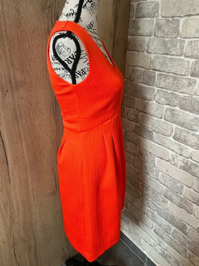 Robe orange taille XS - photo numéro 3