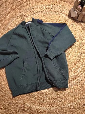 Gilet vert 3 ans okaidi garcon