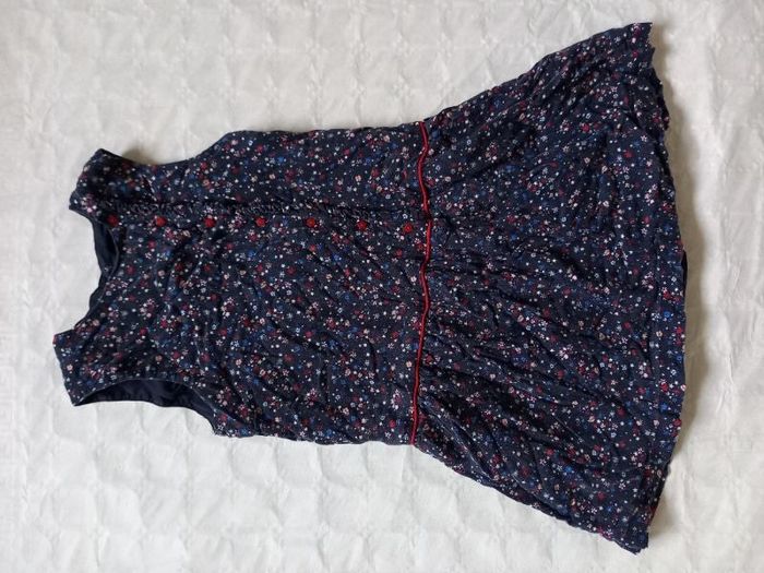 Robe bleu marine à motifs 11 ans Sergent Major