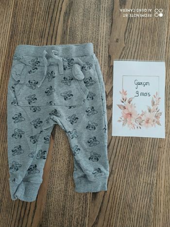 Pantalon jogging disney 9 mois