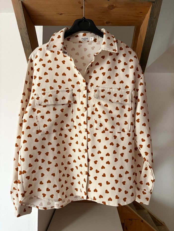 Chemise à cœurs