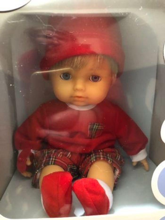 cicciobello élégance en tenue rouge - photo numéro 2