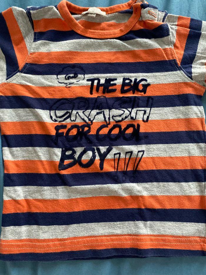 Haut à manches longues à rayures 24 mois - photo numéro 2