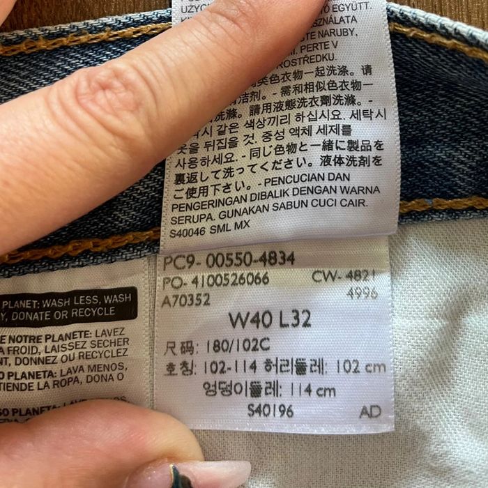 Jean/pantalon bleu clair Levi's 550 pour homme, taille : W 40 L 32 (50 taille française) - photo numéro 6