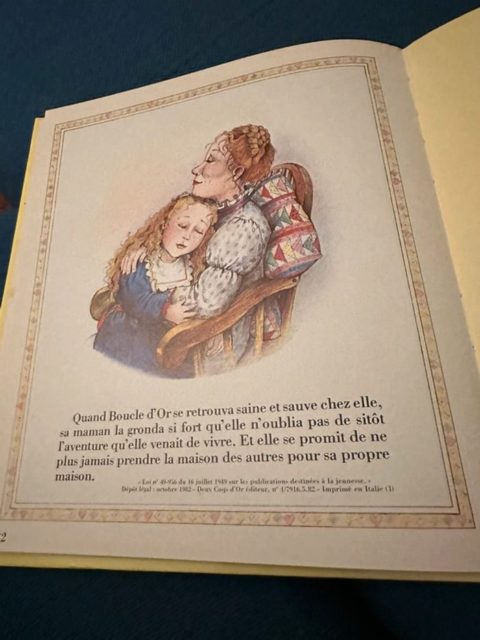 Livre ancien Boucle d’or et les trois ours deux coqs d’or Lorinda Bryan Cauley album - photo numéro 3