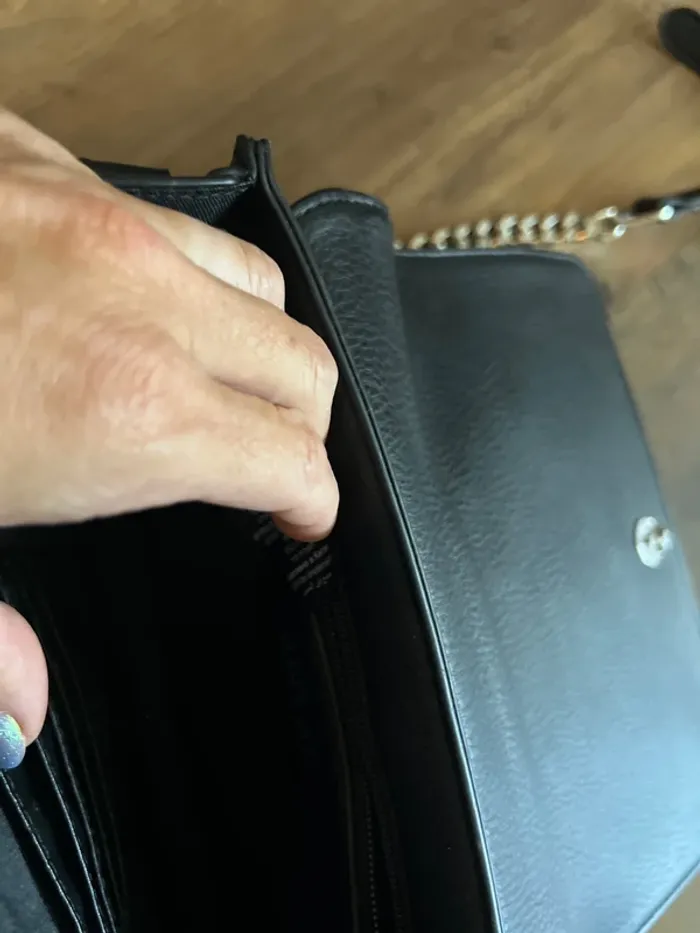 Sac replay noir bandoulière avec des étoile et inscription argent - photo numéro 7