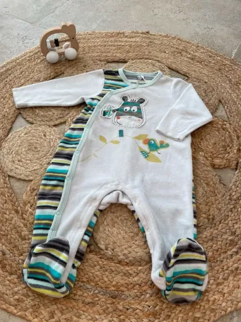 Pyjama velours 9 mois