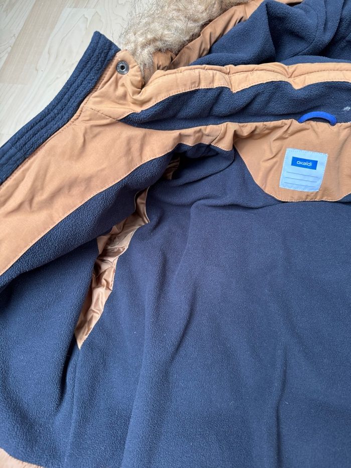 Manteau parka doudoune chaude camel - photo numéro 6