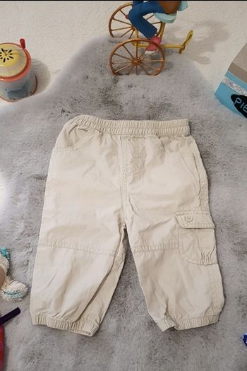 Pantalon léger beige Tissaia 9 mois