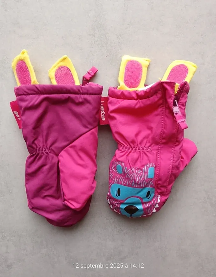 Gants de neiges fille - 18/24mois - photo numéro 4